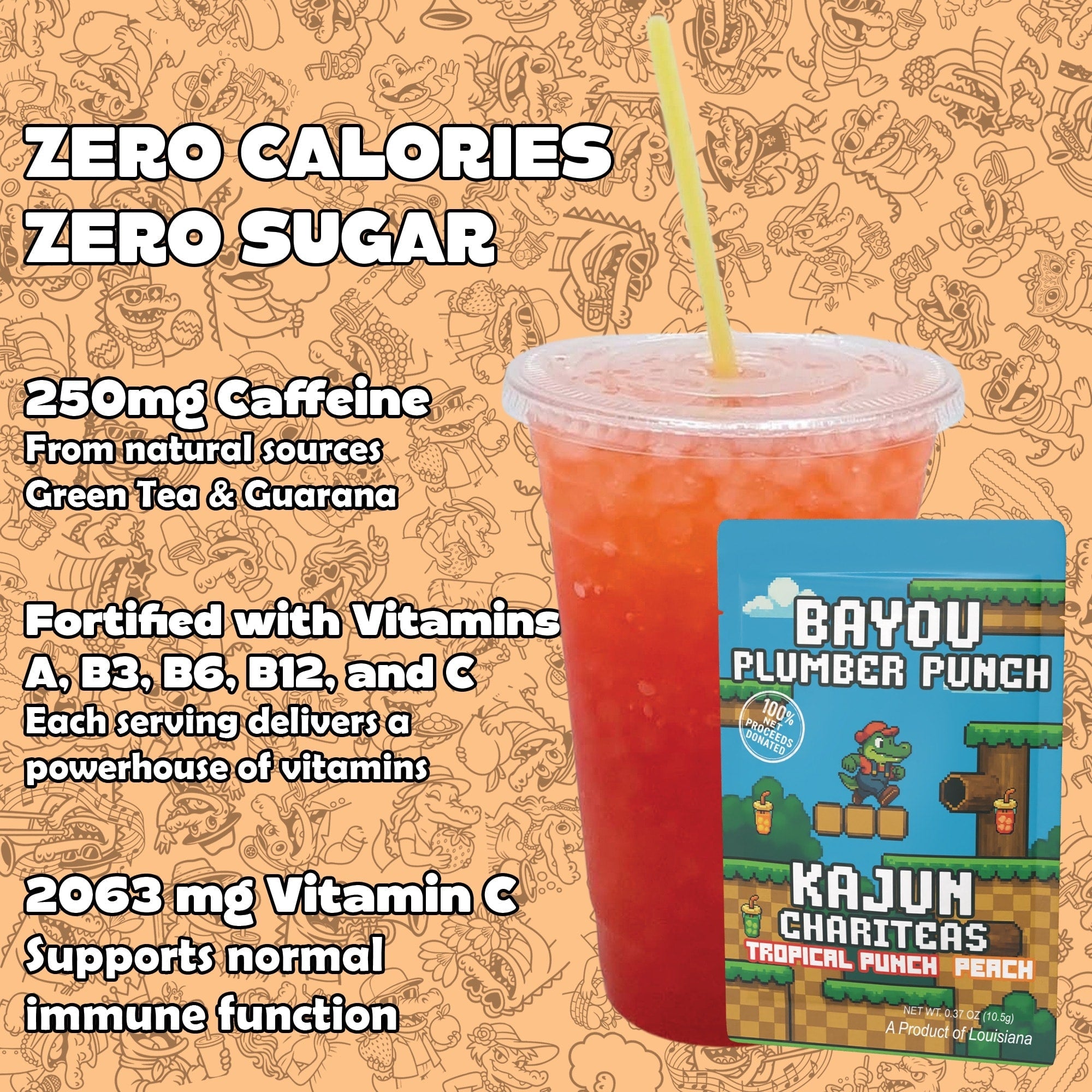 Chari-TEA Limited Edition Flavor Drop 2 Flavor/10 Pack - Cool Sips over Plenty of Ice