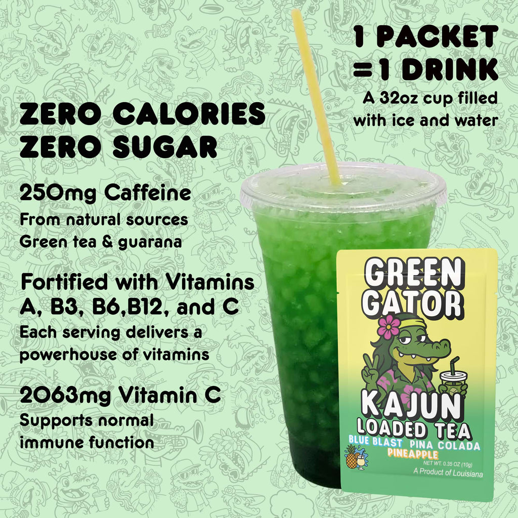Green Gator - Colorful Sips for Relaxed Gatherings
