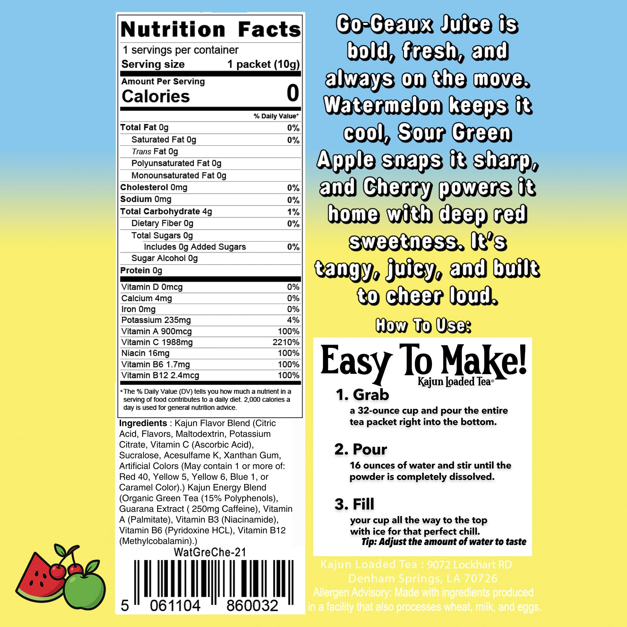 Go-Geaux Juice - Bright Sips for Everyday Enjoyment