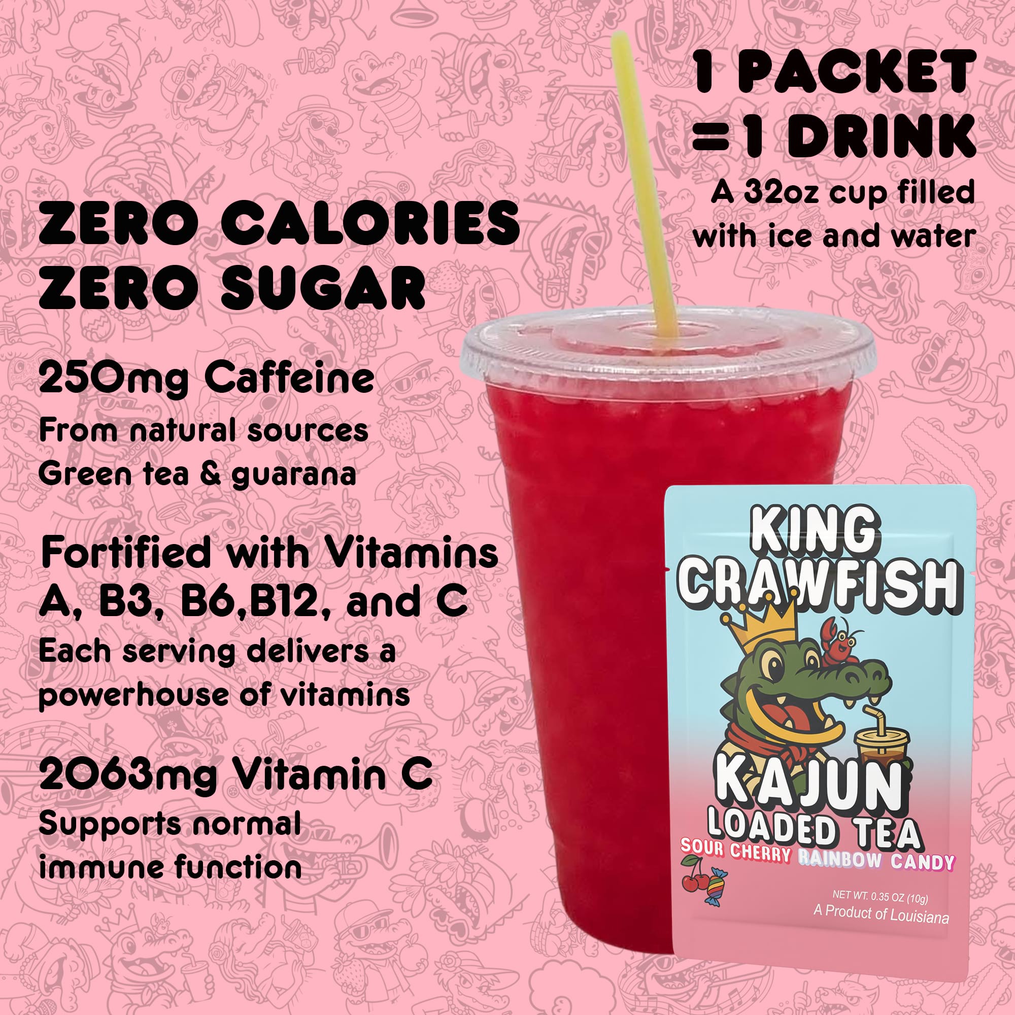 King Crawfish - Colorful Sips for Everyday Enjoyment