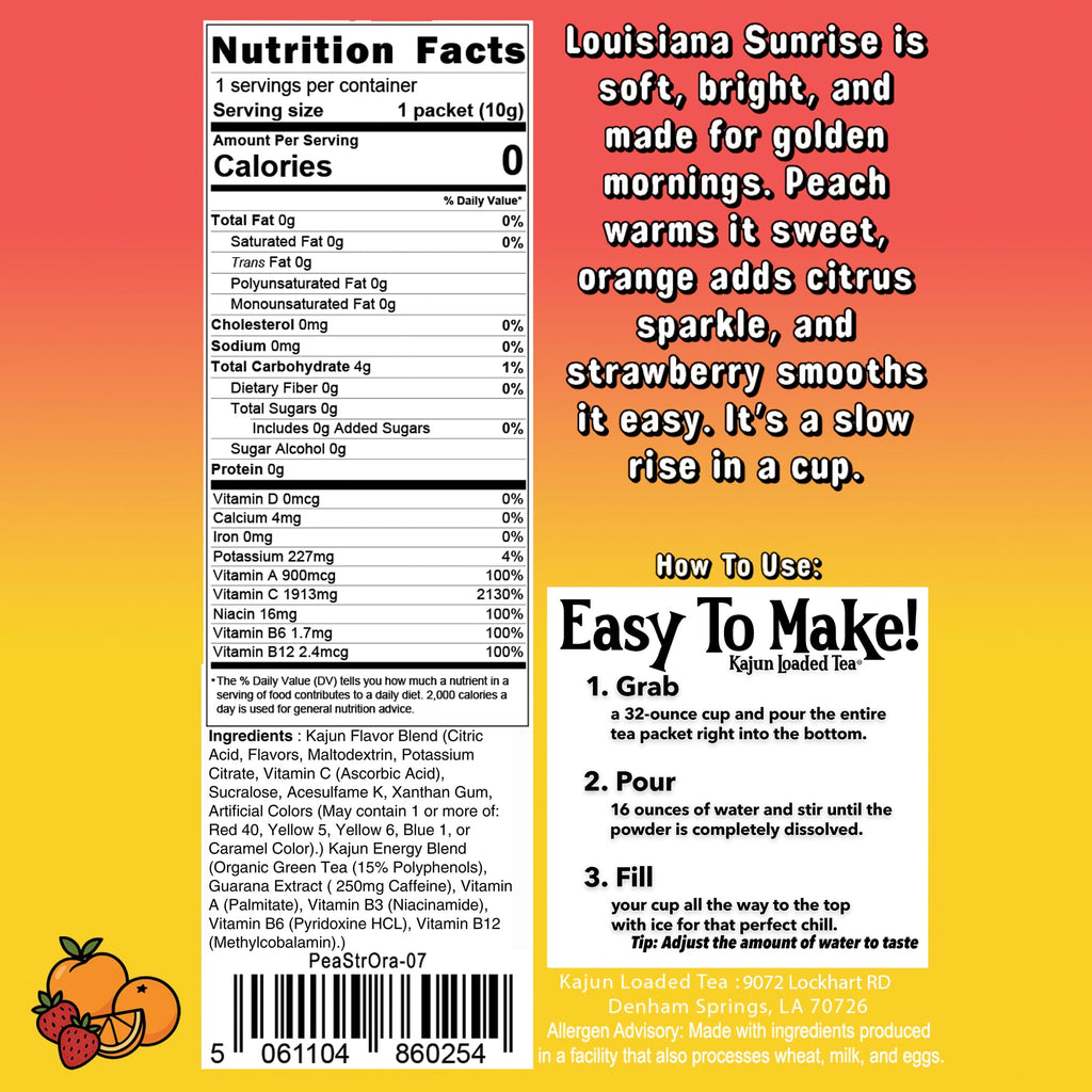 Louisiana Sunrise - Refreshing Sips for Easy Mixing