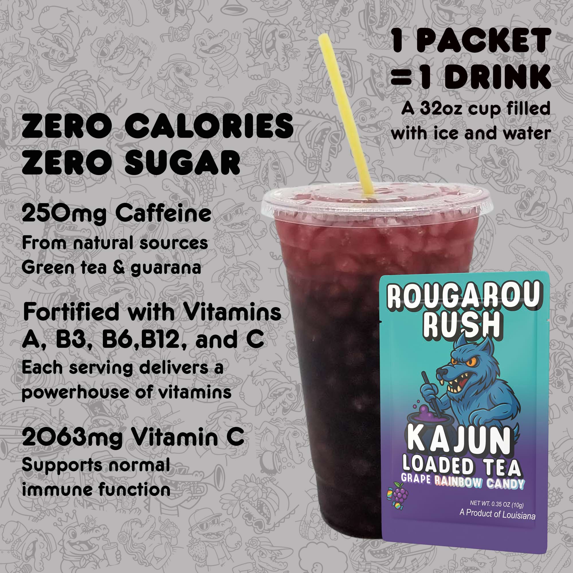 Rougarou Rush - Tasty Sips for Afternoon Sipping