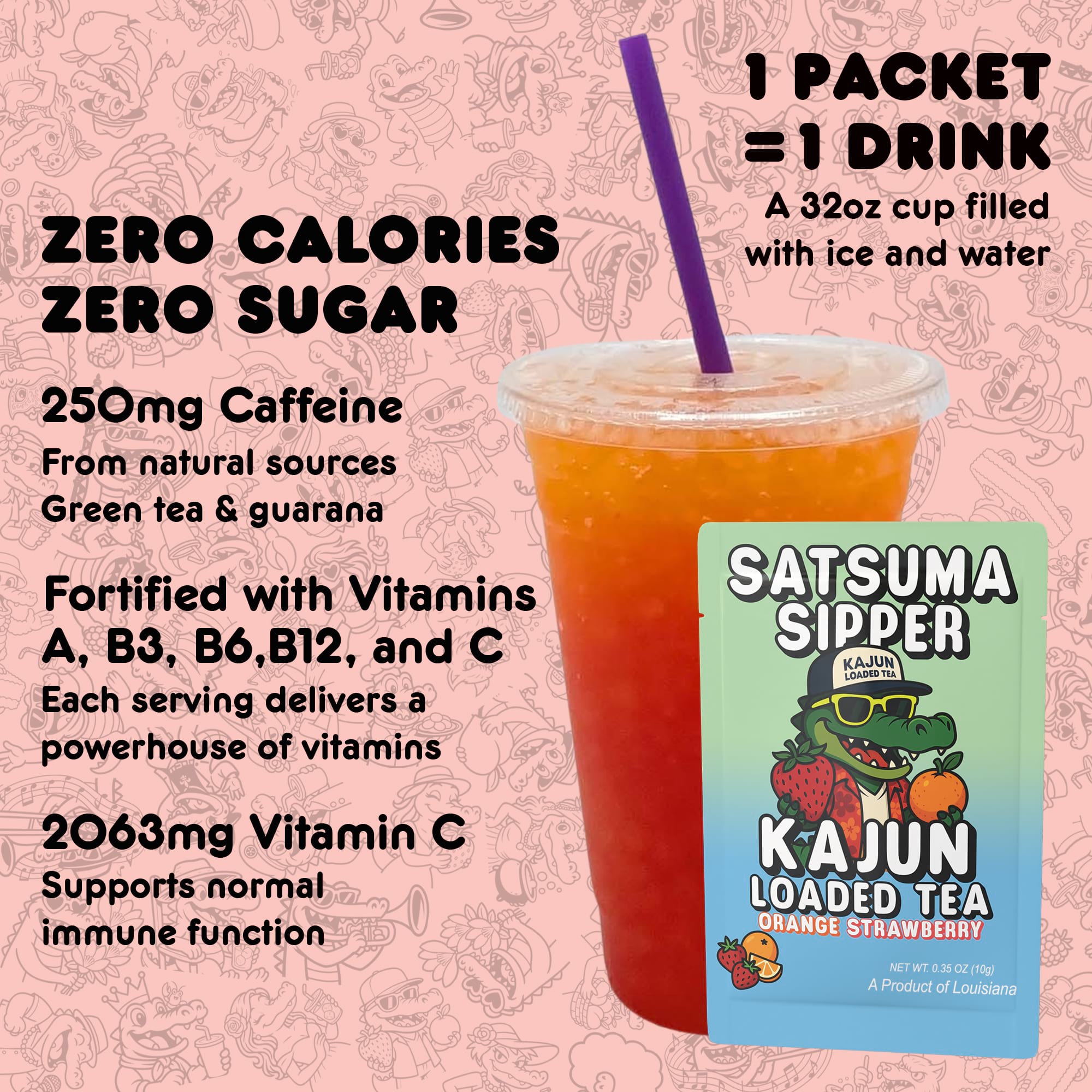 Satsuma Sipper - Cheerful Sips for Everyday Cups