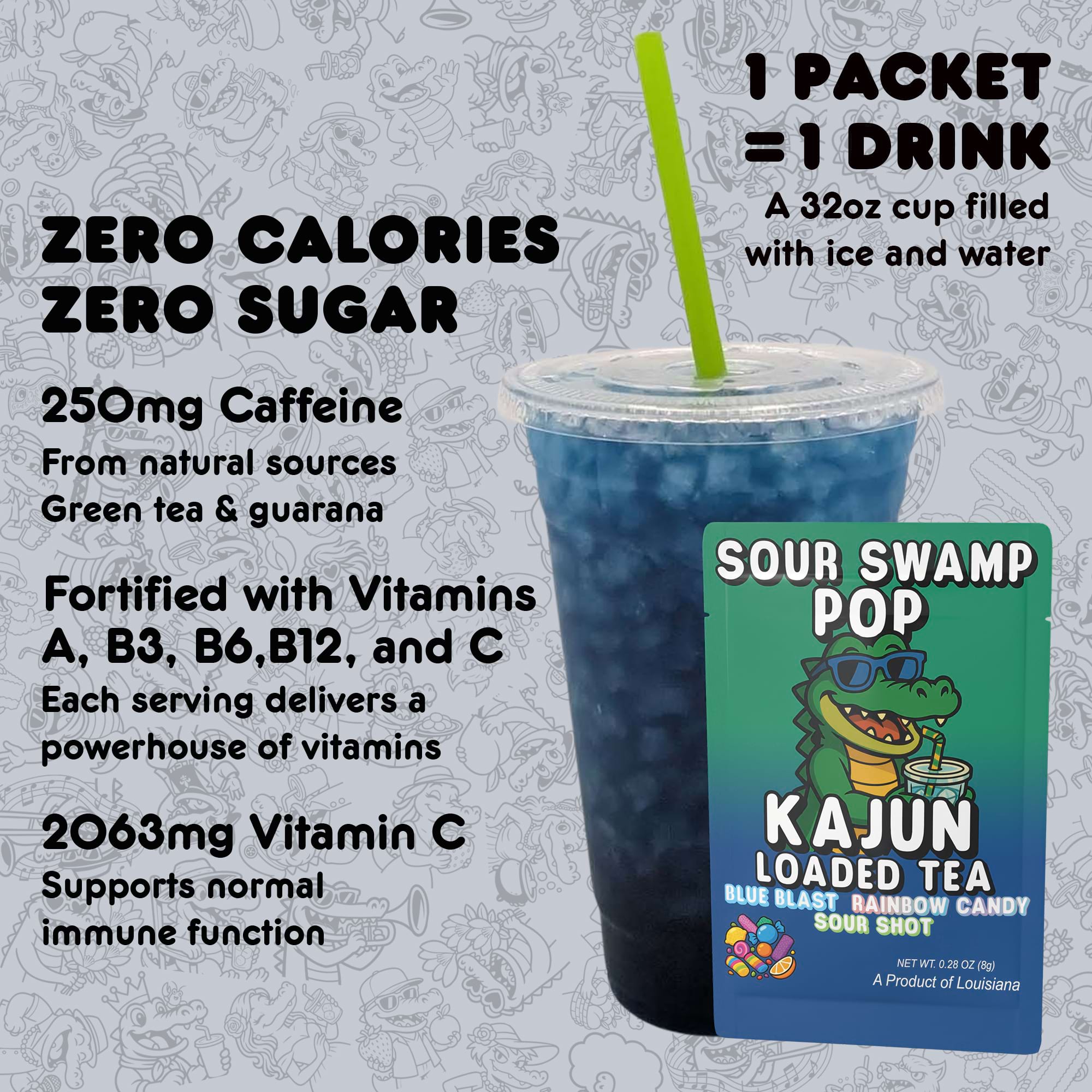 Sour Swamp Pop - Crisp Sips for Everyday Cups