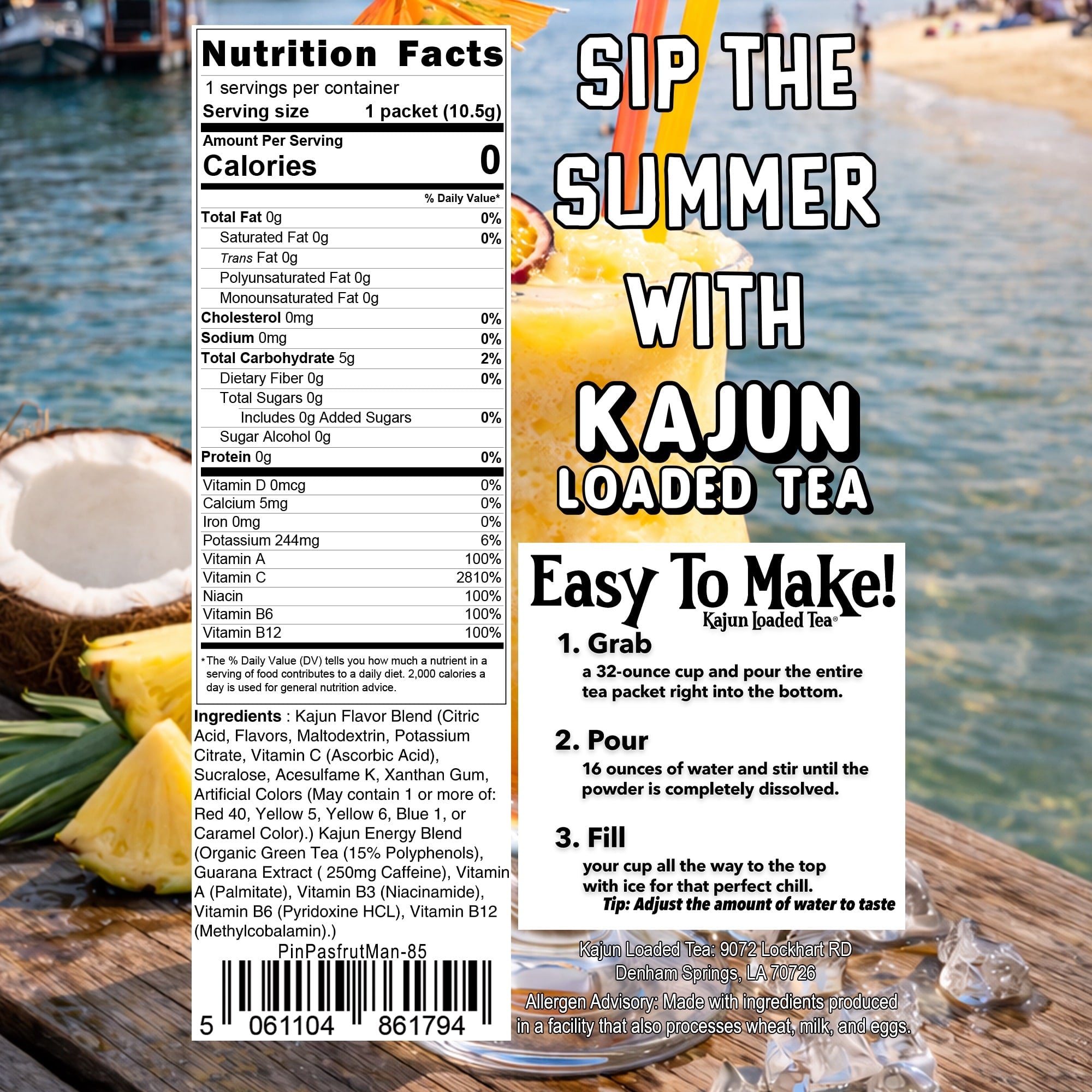 Sip the Summer Mocktails 6-Pack - Smooth Sips for Easy Mixing