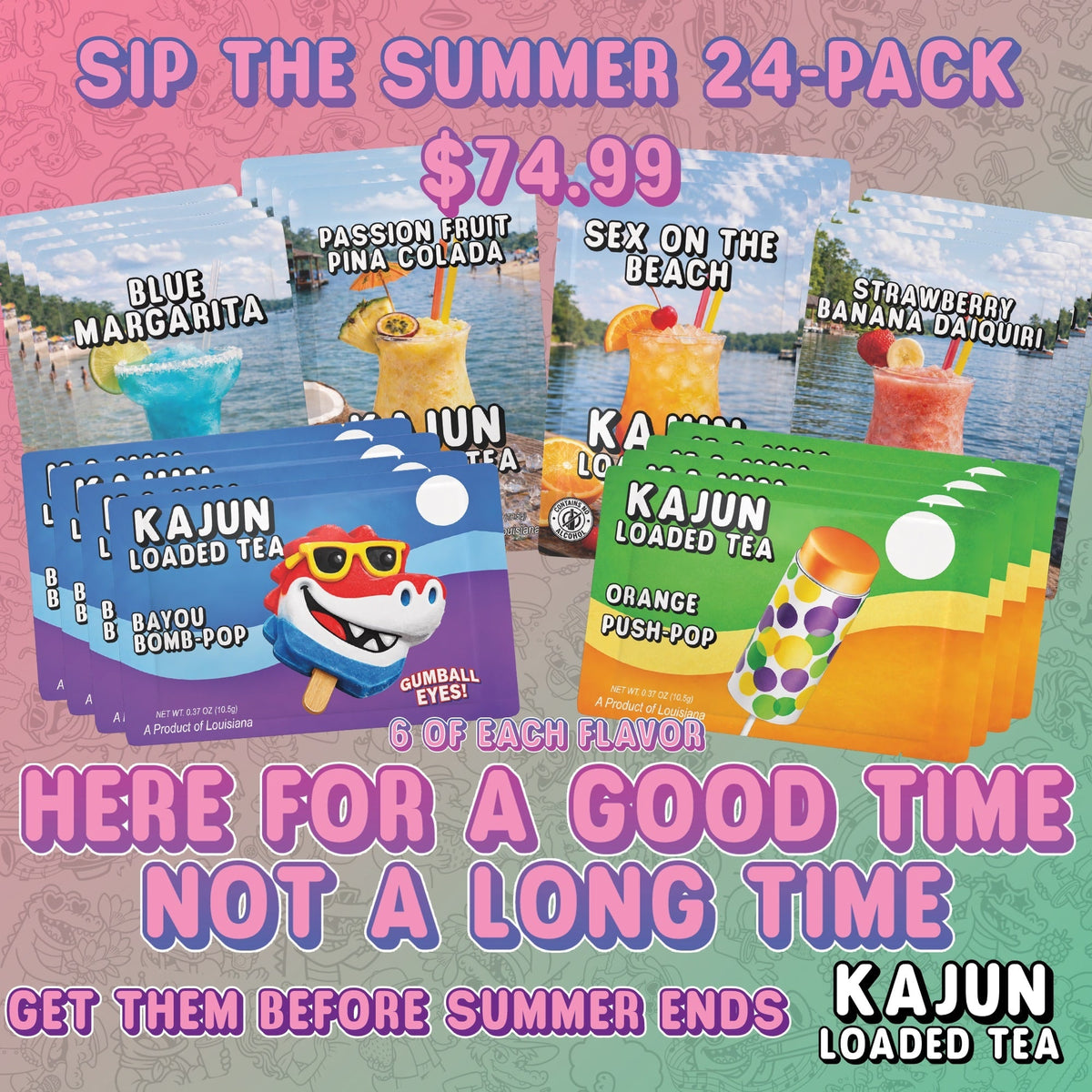Sip the Summer Mocktails 6-Pack L4